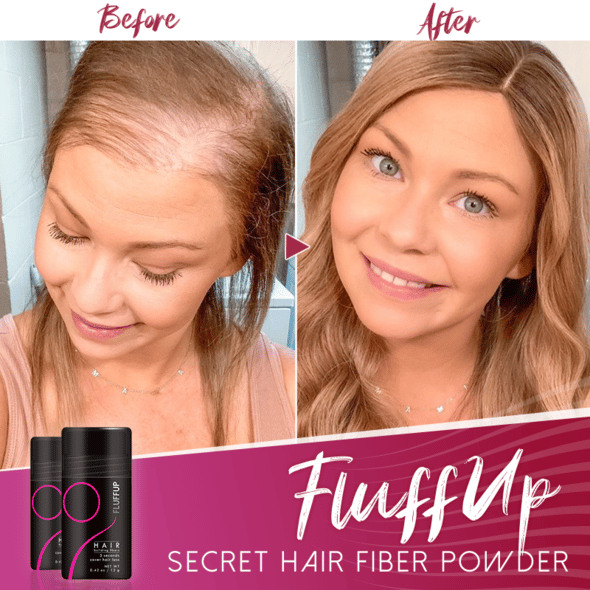 (🎁2023-Christmas Hot Sale🎁)49% Off - Fluffup secret hair fiber powder-Effective hair supplement